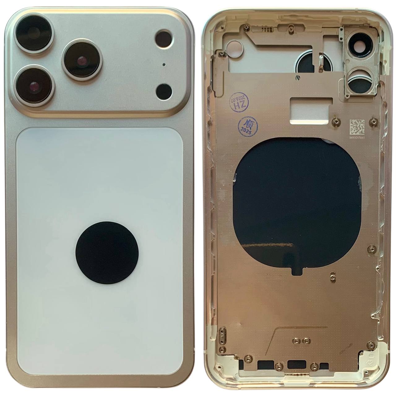 Корпус iPhone 11  в формі iPhone 17 Pro white , High Quiality