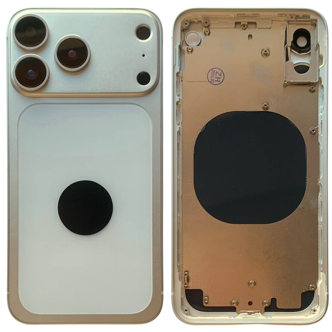 Корпус iPhone X  в форме iPhone 17 Pro white, High Quiality