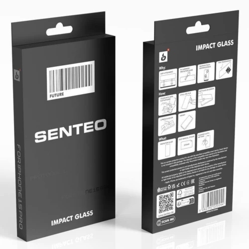 Захисне скло SENTEO 9H Protocol 1 iPhone 17 Pro Max (в упаковці)