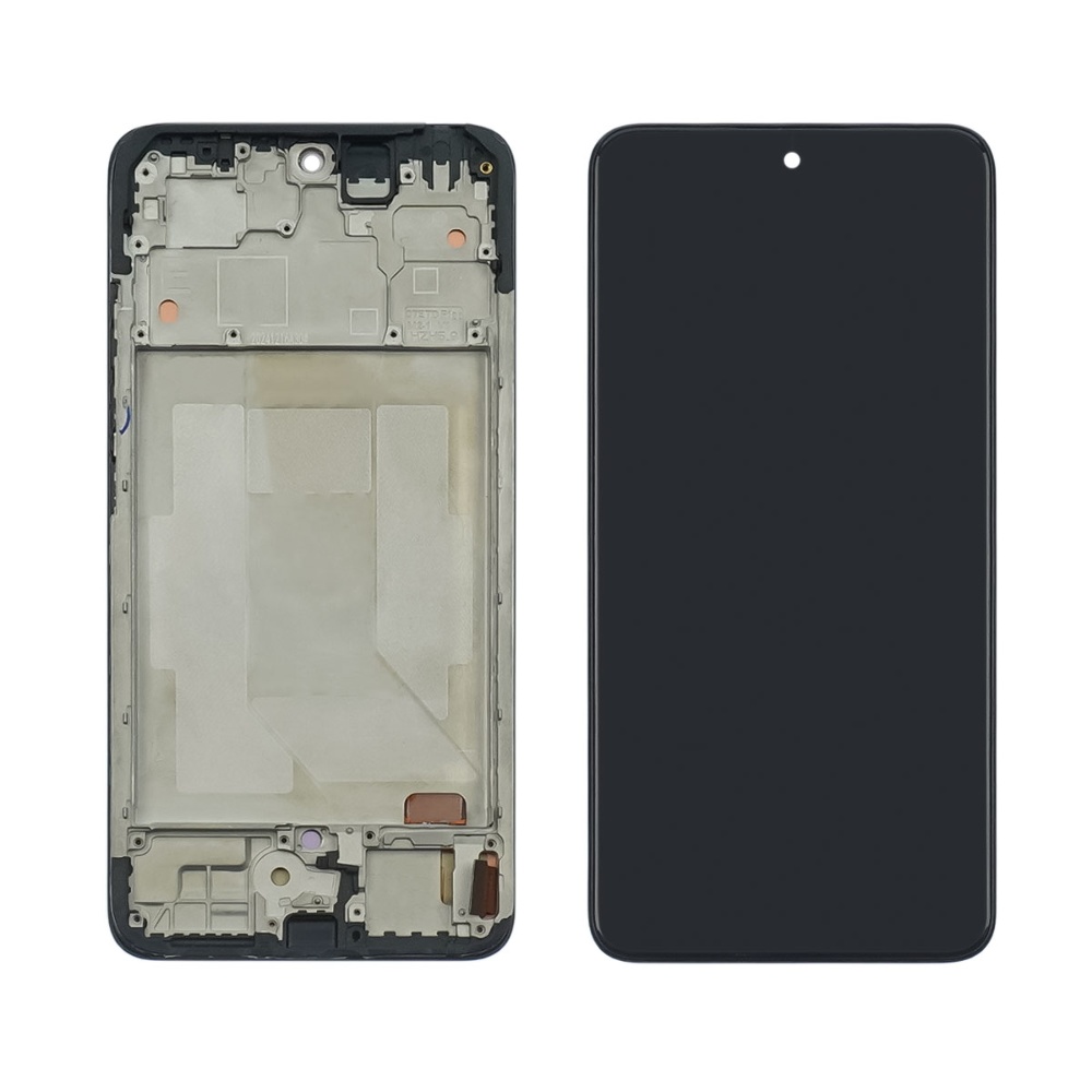 Дисплей Xiaomi Redmi Note 14 4G black, с рамкой, Hard OLED (161*74mm) | Европейская версия