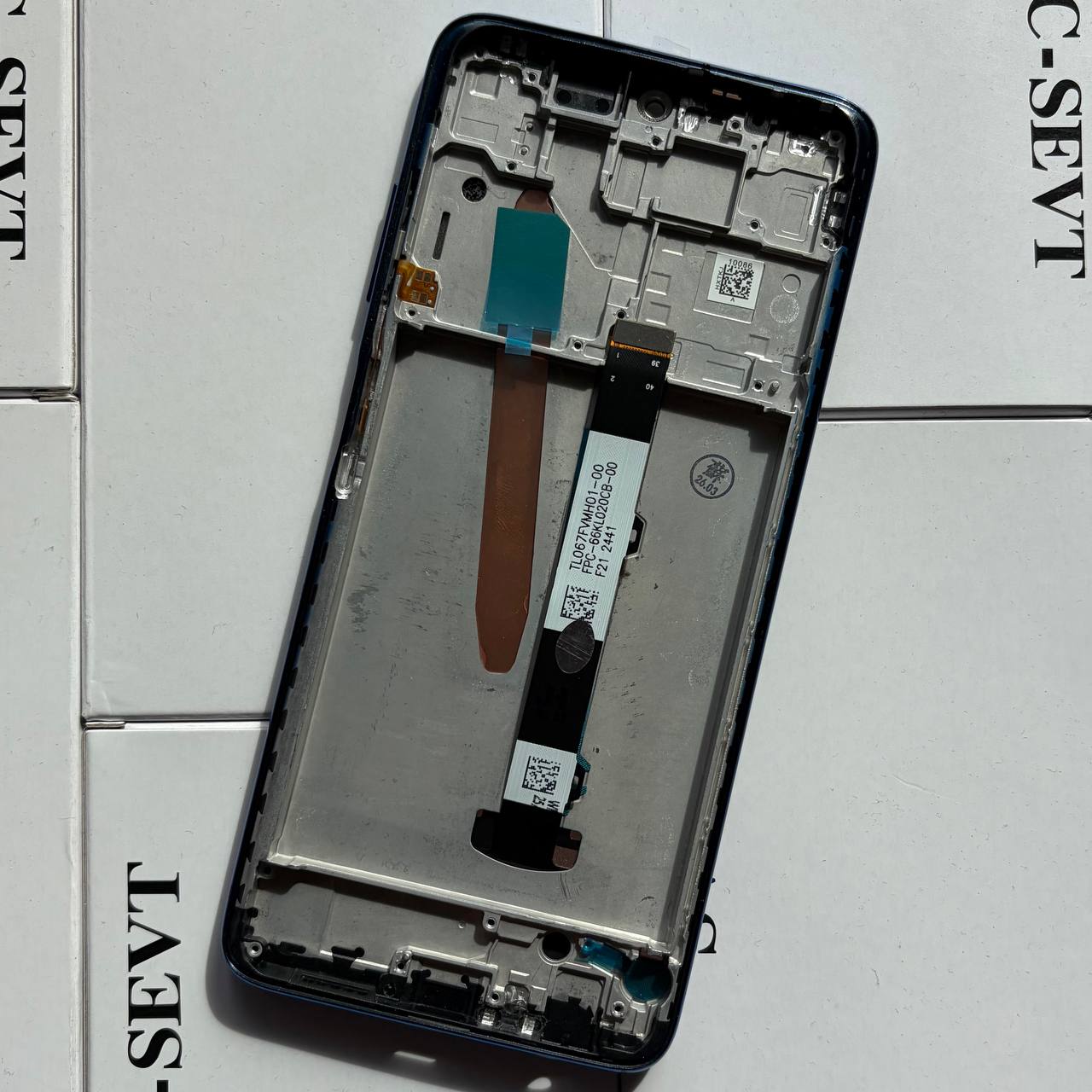 Дисплей Xiaomi Poco X3 | Poco X3 Pro | Poco X3 NFC blue, с рамкой, Original (PRC)
