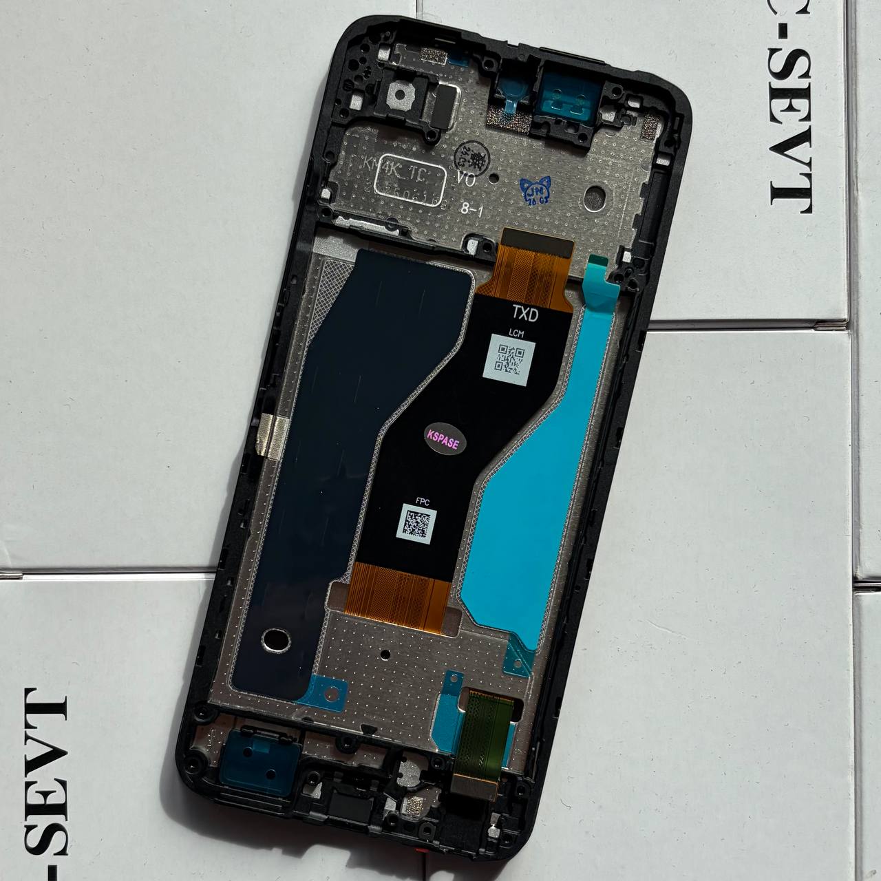 Дисплей Tecno Spark Go 2 black, з рамкою, Original (PRC)