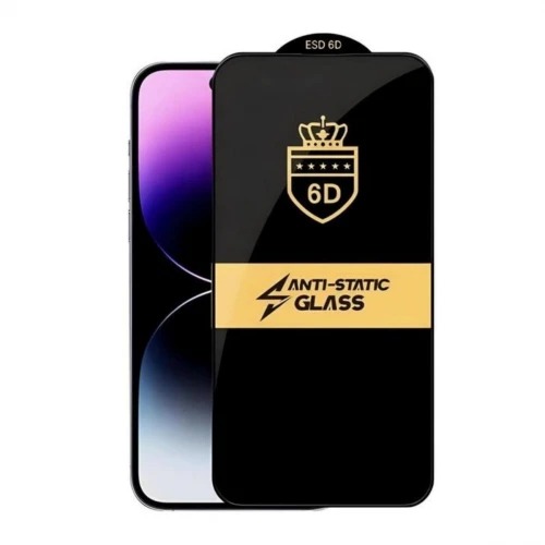 Защитное стекло 6D OG Crown iPhone 14 Pro Max black black (без упаковки)