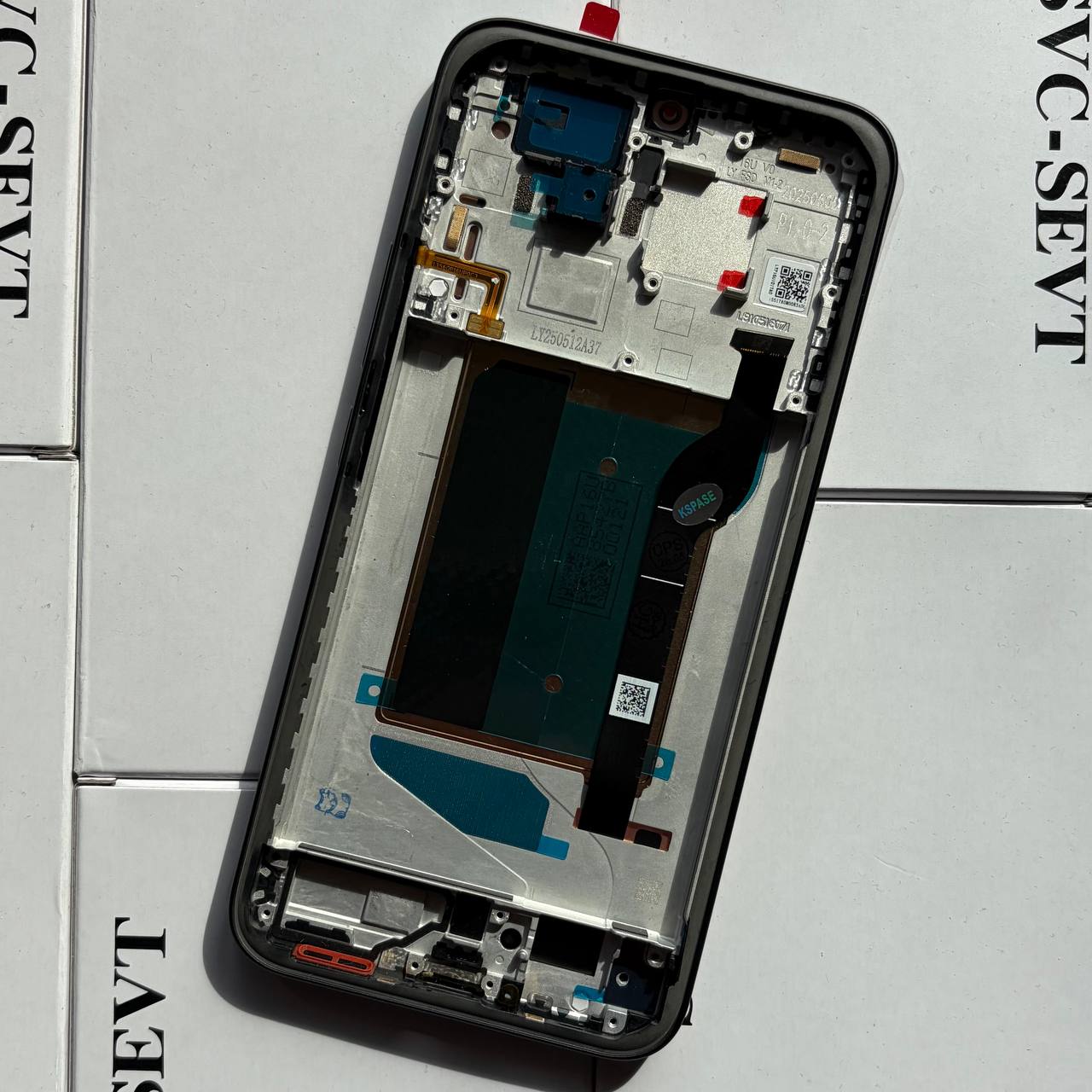Дисплей Xiaomi Redmi Note 15 Pro Plus black, з рамкою, Original (OEM)