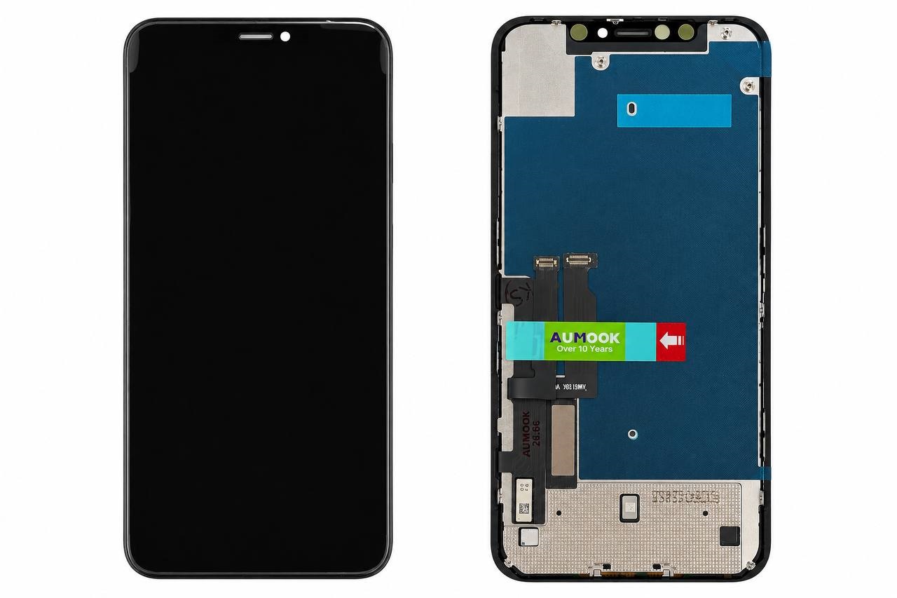 Дисплей iPhone Xr black, с рамкой, AUMOOK HD+ INCELL