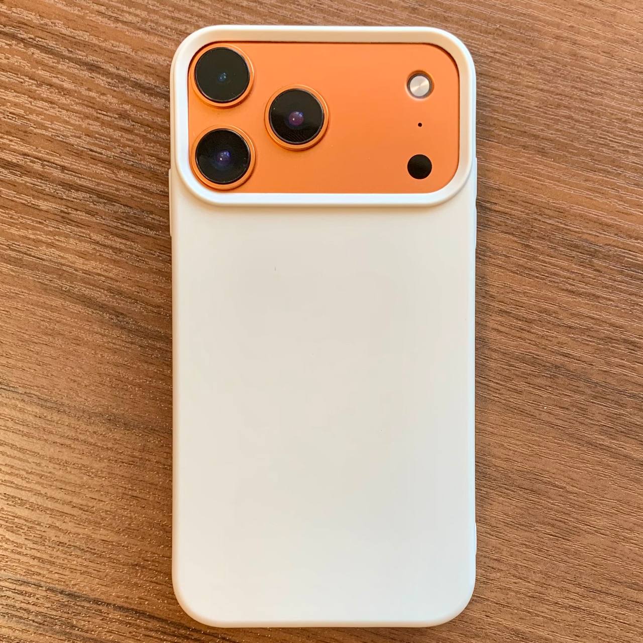 Чохол Silicone Case for iPhone Xr в формі iPhone 17 Pro (white)