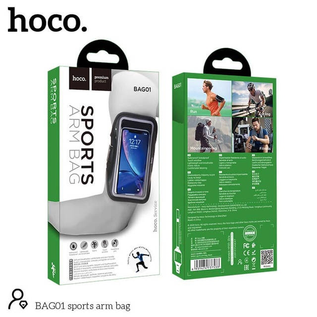 Чохол на руку Hoco BAG01 sports arm bag (black)