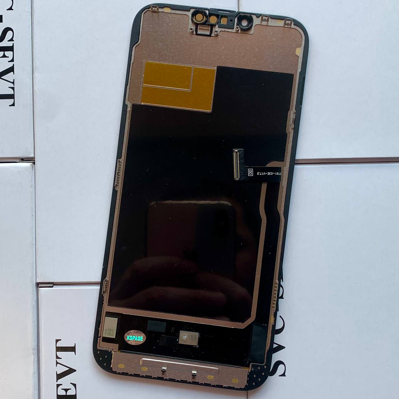 Дисплей iPhone 13 Pro Max black, с рамкой, CPG Soft OLED 120Hz (без ошибки)