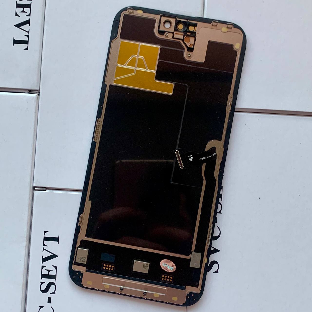 Дисплей iPhone 14 Pro Max black, с рамкой, CPG Soft OLED 120Hz (без ошибки)