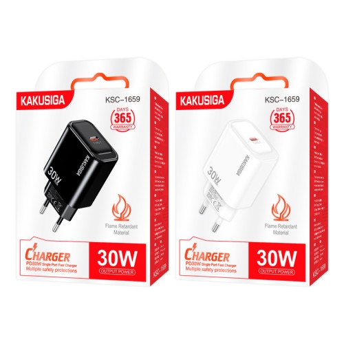 МЗП 1Port Kakusiga KSC-1659 USB-C 30W White