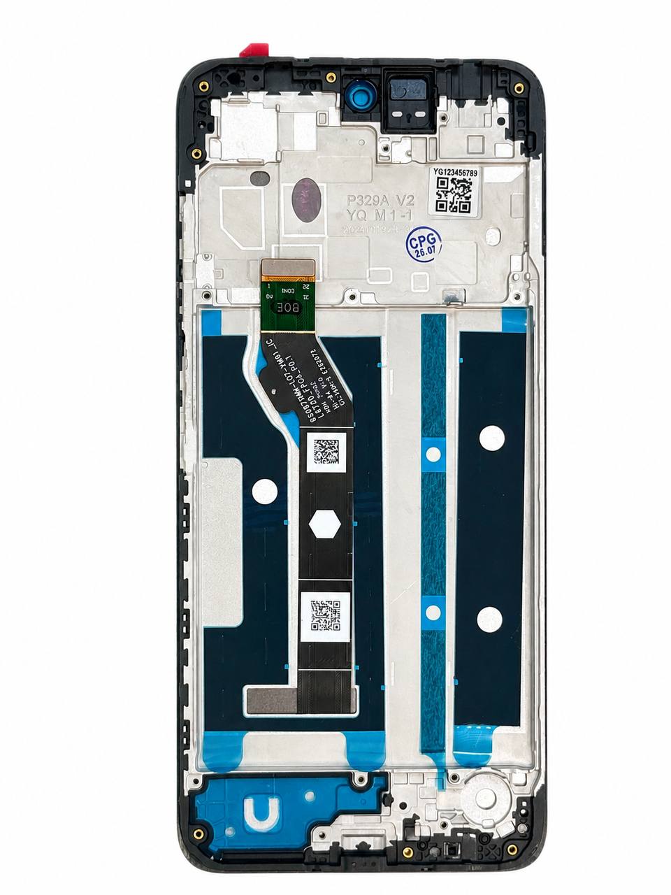 Дисплей Motorola Moto G15 | Moto G15 Power black, с рамкой, Original Self Welded
