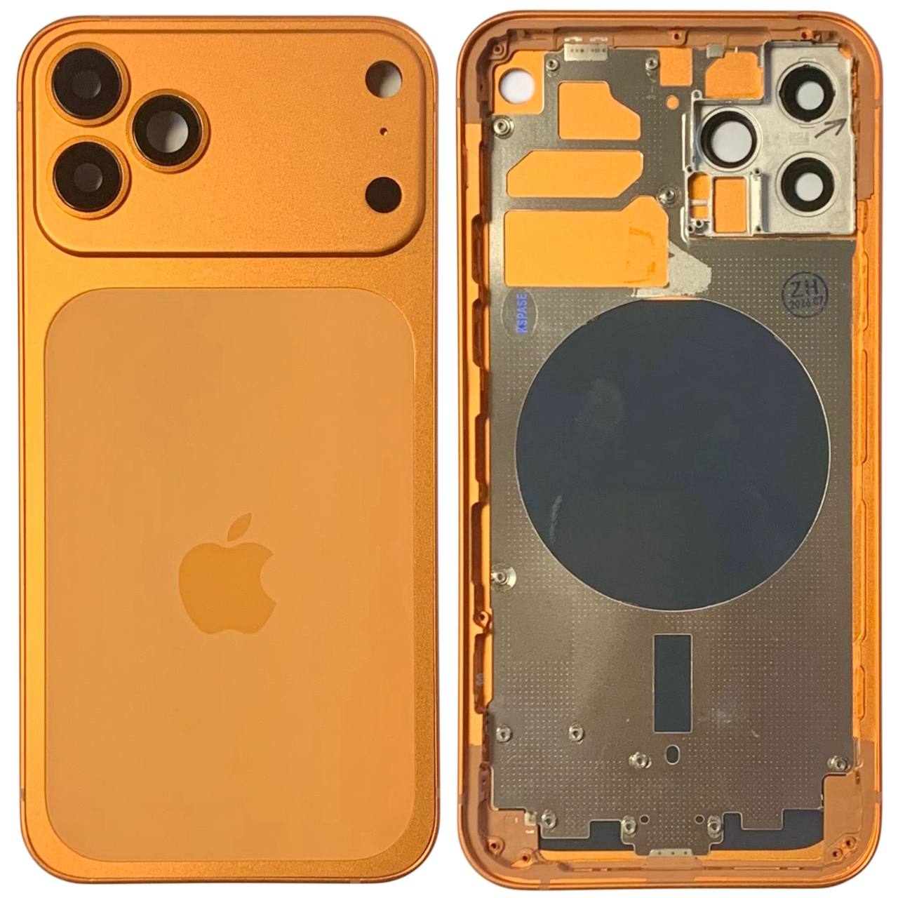 Корпус iPhone 12 Pro в форме iPhone 17 Pro orange, High Quiality