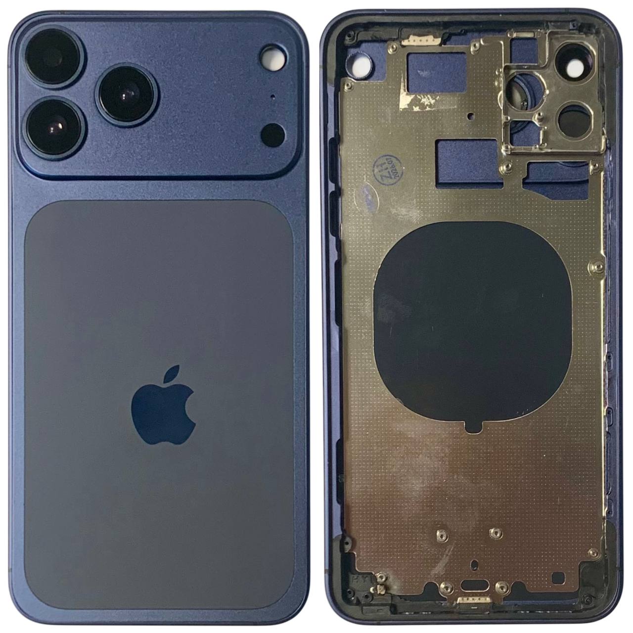 Корпус iPhone 11 Pro Max в форме iPhone 17 Pro Max blue, High Quiality