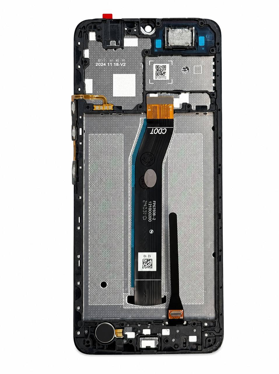 Дисплей Xiaomi Redmi A3 | Redmi A3x black, з рамкою, спікером, вібро, Original Self Welded