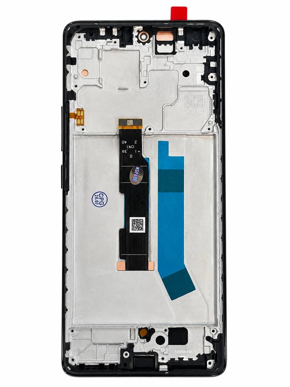 Дисплей Xiaomi Redmi Note 14 Pro 4G (24116RACCG) black, с рамкой, Soft OLED