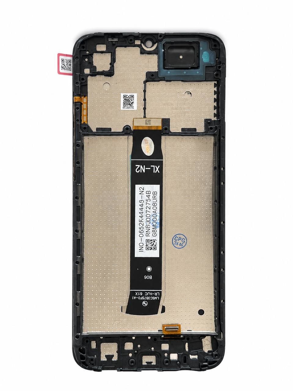 Дисплей Xiaomi Redmi A1 | A1 Plus | Redmi A2 | A2 Plus | Poco C50 black, с рамкой, Original Self Welded