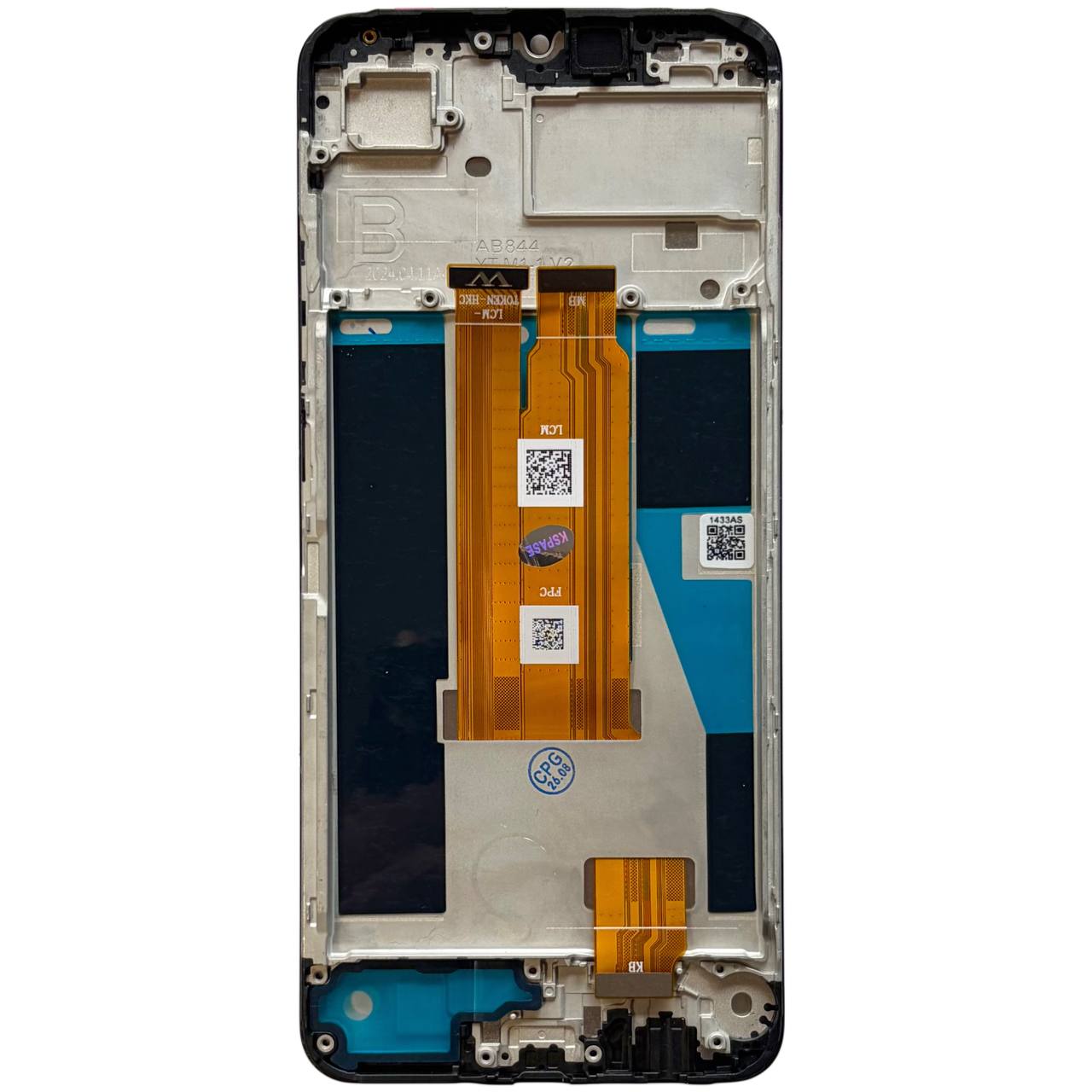 Дисплей Realme C63 4G black, с рамкой, Original Self Welded