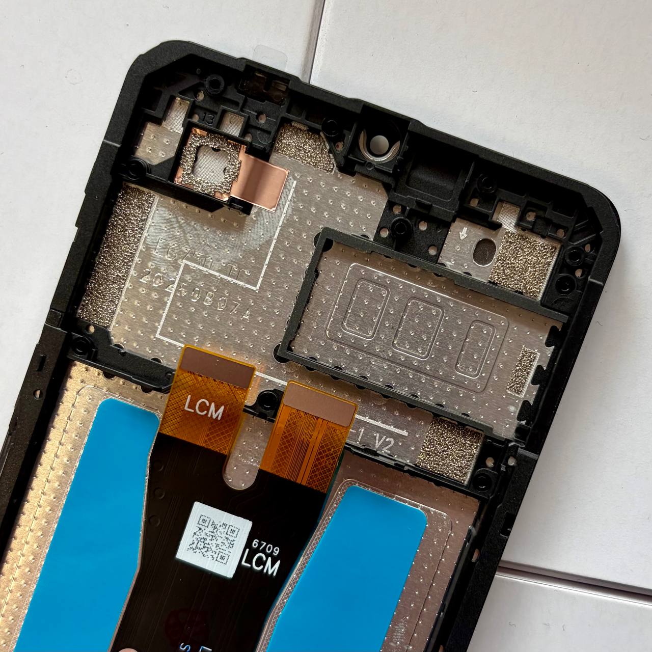 Дисплей ZTE Blade A36 | Blade A56 black, с рамкой, Original Self Welded