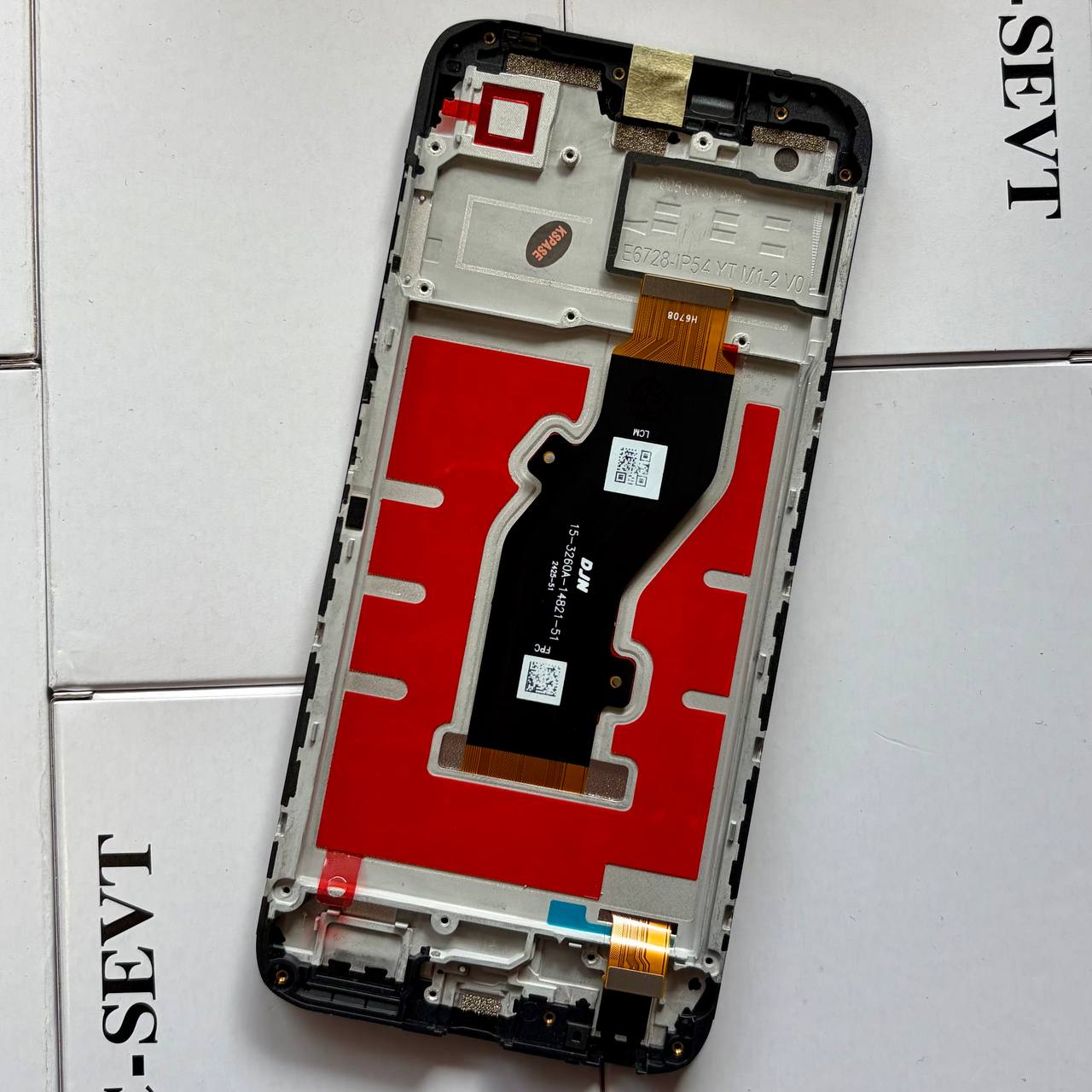 Дисплей ZTE Nubia V70 Design black, с рамкой, Original Self Welded
