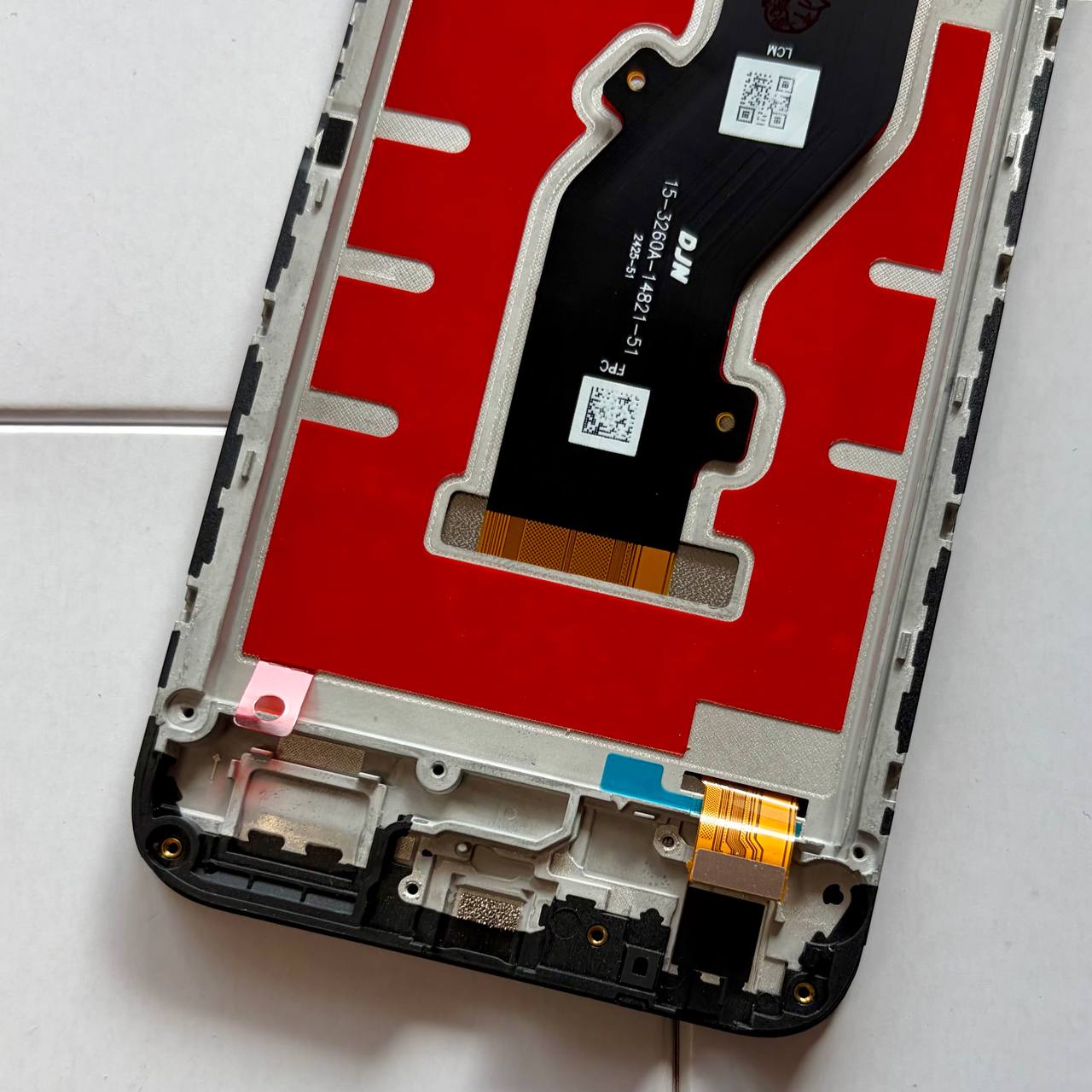 Дисплей ZTE Nubia V70 Design black, с рамкой, Original Self Welded