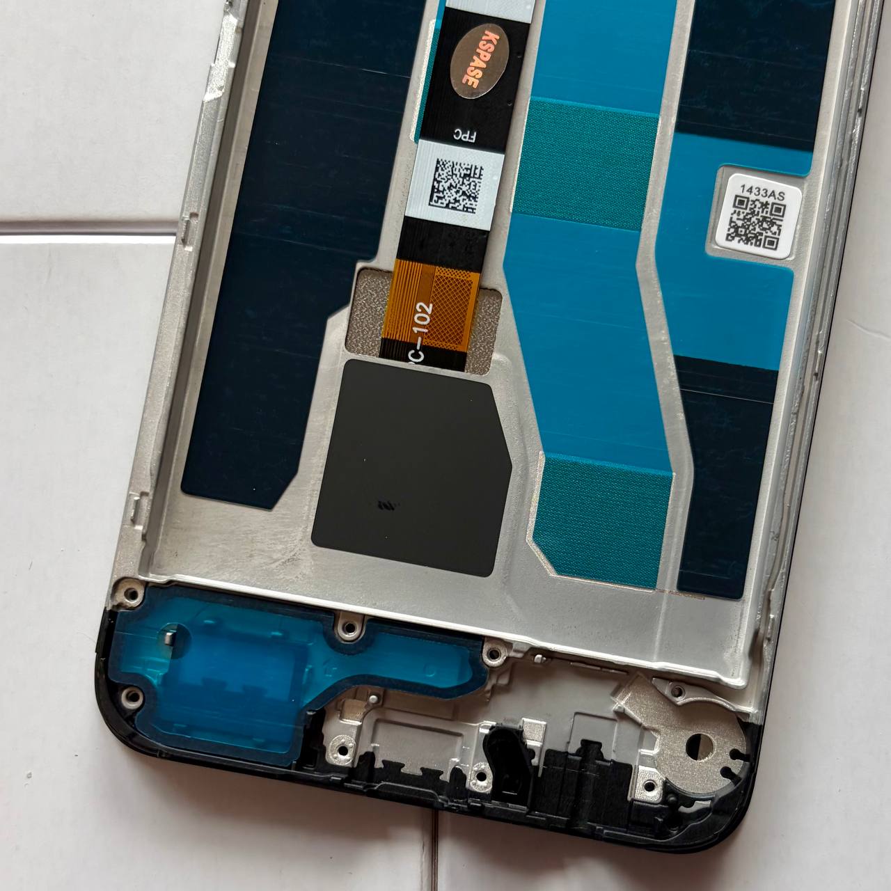 Дисплей Realme C53 black, с рамкой, Original Self Welded