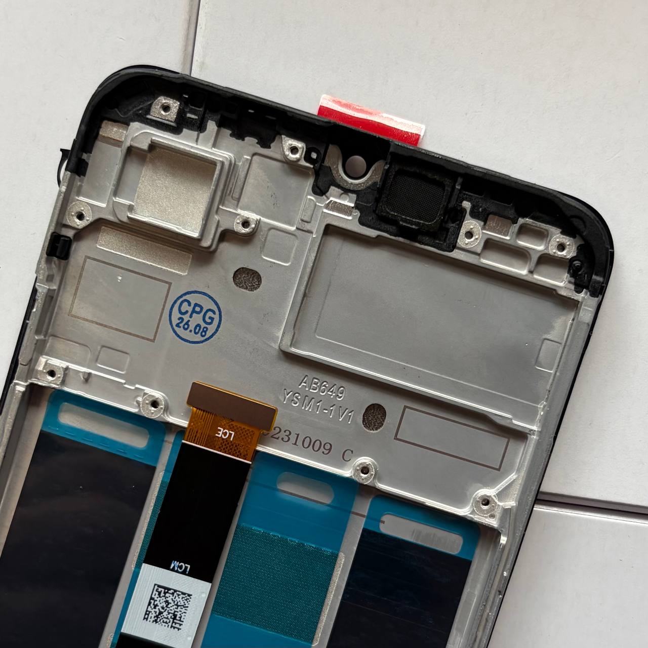 Дисплей Realme C53 black, с рамкой, Original Self Welded
