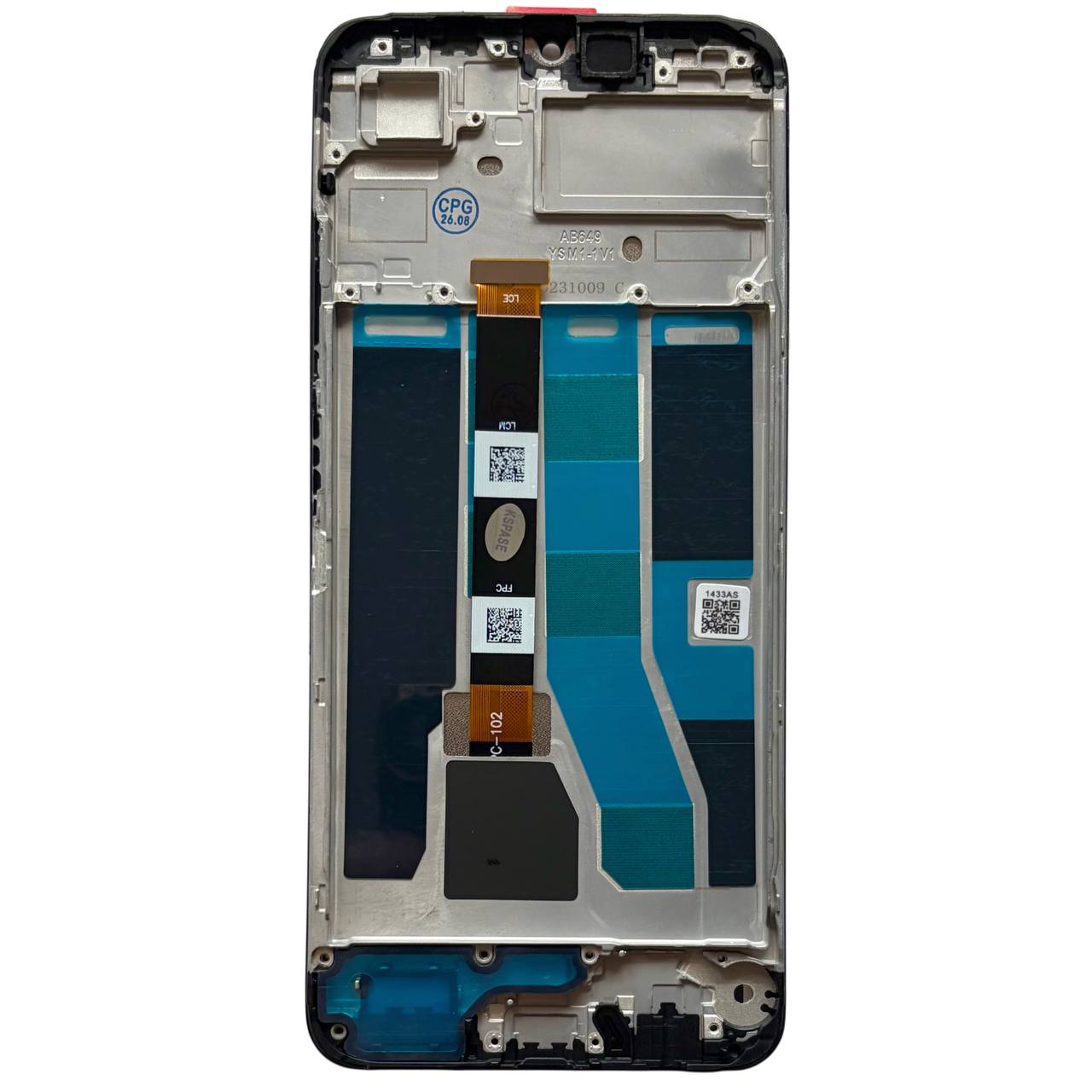 Дисплей Realme C53 black, с рамкой, Original Self Welded